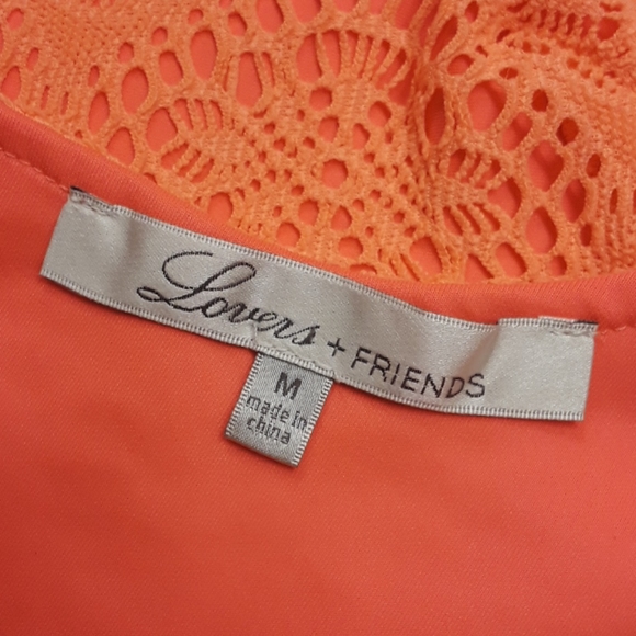 NWT, Revolve Lovers + Friends Voulez Vous Coral Lace Dress - Picture 11 of 15